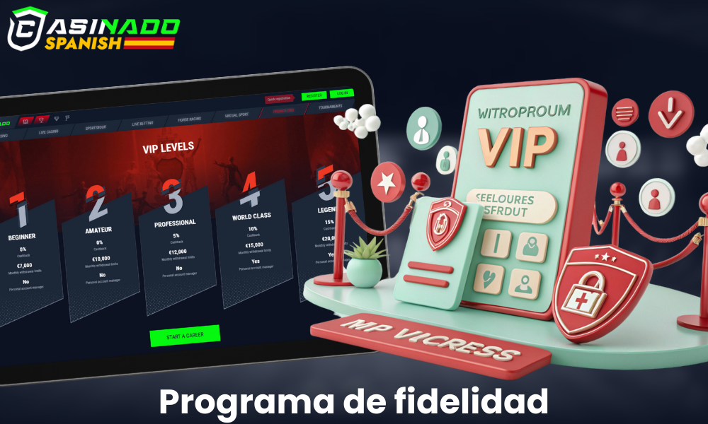 Casinado cuenta con un programa de fidelización